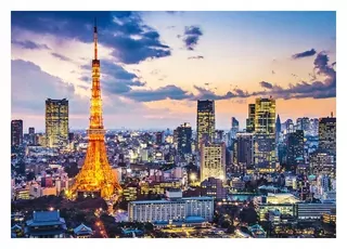 Fototapeta 3D Tokio Japonsko mesto