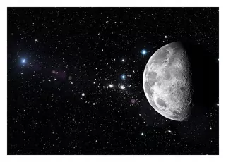 Fototapeta 3D Moon Star