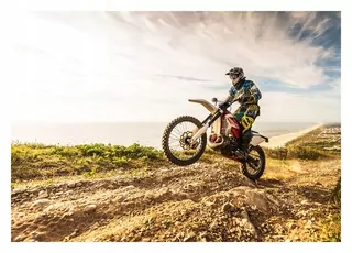 Fototapeta 3D motocykl cross sport motocross