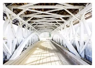 Fototapeta 3D starý most Amerika USA