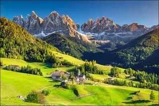 Fototapeta 3d hory zelená krajina príroda 150 × 225