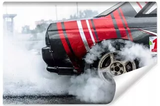 Fototapeta AUTO Šport Drift Dym Závod 180 × 120