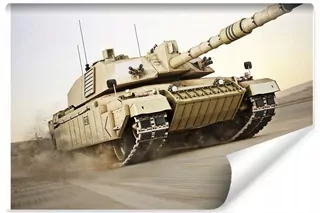 Fototapeta Vojenský tank v púšti misie 270 × 180