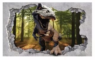 Fototapeta - Nástenné nástenné maľby dinosaurus dinosaury vinyl 3D 254 × 184