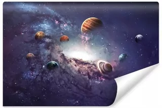 Fototapeta GALAXY Planéty Hviezdy v 3D 270 × 180