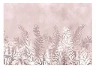 Fototapeta - Nástenný výjav Palm listy 3D imitácia betónu 254 × 184