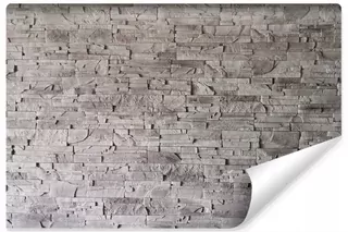Fototapeta Sivá tehly Kameň Bridlica 3D 360 × 240