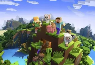 Fototapeta - Fototapeta T4U-MINECRAFT 01 152 × 104