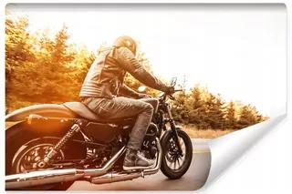 Fototapeta pre garáž Motocykel Chopper 3D 270 × 180