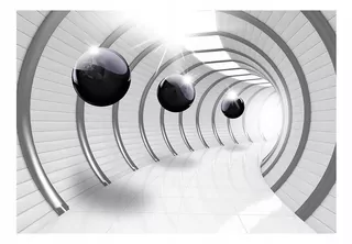 Fototapeta optická 3d tunel gule 3D 300 × 210