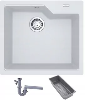 Franke Urban UBG 610-56 Fragranit BIELA POLARNA + odtoková vložka v komplete