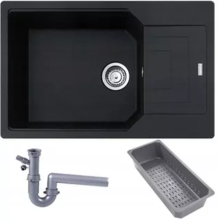 Franke Urban UBG 611-78 XL Fragranit ONYX + odtoková vložka v balení