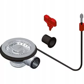 Franke Automatická zátka Flow Pro 3 ½” pre drezy Fragranit nerezová oceľ 112.0389.090