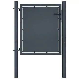 Oceľový plotový kryt 100 × 100 cm Antracit