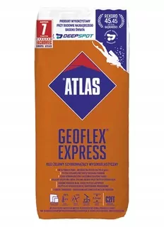 ATLAS GEOFLEX EXPRESS – rýchloviažuce gélové lepidlo vysoko elastické – 25 kg