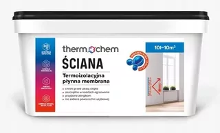 Akrylová farba na betón, tehlu, drevo, základný náter, steny THERMOCHEM 10 l BIELA