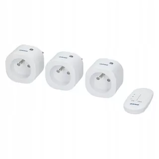 Vypínač svetla - Diaľkovo ovládaná zásuvka. Diaľkové ovládanie 3 + 1 MINI OR-438 GB-Orno
