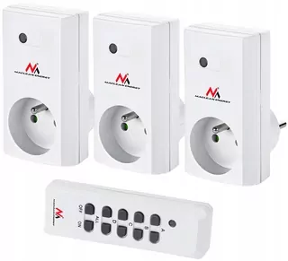 Zásuvka 230 V pre pilot 3 + 1 3 zásuvky + pilot 3600 W