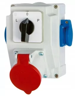 Stavebný rozvádzač, povrchový, so zásuvkami TP Electric