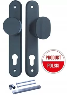Kľučka Steelfence na bránky a brány, dlhá, platnička s otvorom pre vložku