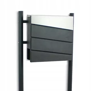 Poštová schránka - Grafit-Silver Mailbox pomaly