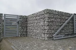 Gabióny, Gabionové ploty