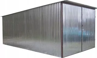 Garáže plechové 3x5 Pozinkovaný Plech 1.st