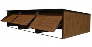 Garáže plechové Garáže plechové 9x5 Plech orech