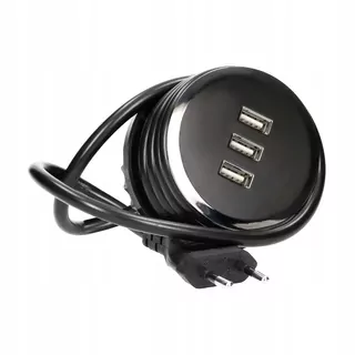 Zásuvka - Načítaná zásuvka v hornej 3x orno USB nabíjačke