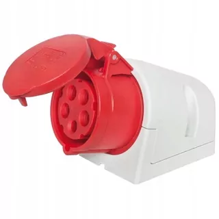 Zásuvka pevná 32 A 5-kolíková IP44 typ 125