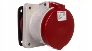 Zásuvka - Priamo 63A 5P 6H 400V IP44 Plaketová zásuvka