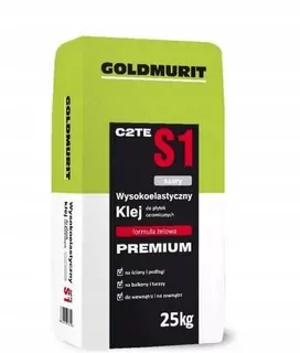 Goldmurit Vysoko elastické lepidlo na keramické obklady ŠEDÁ 25 kg