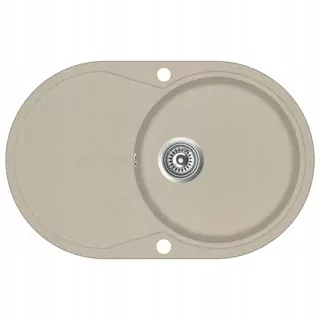 Kuchynský drez - GRANITE ONE-CHEAMBER DOPL, OVALOVANIE, BEIGE