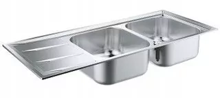 Grohe Drez 2 komory nerezová oceľ K400