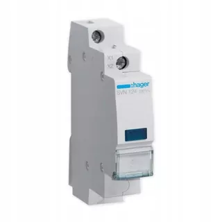 Signálové kontrolové svietidlo led modré hager 1F 230 v SVN124