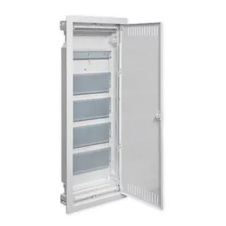 Multimediálna/teletechnická rozvodňa p/t hager volta vdi 4x montožná doska + 1x list TH35 = 5 radov