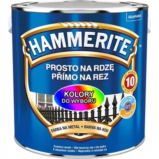Antikorózna akrylová farba, na nábytok, na kov Hammerite 0,7 l