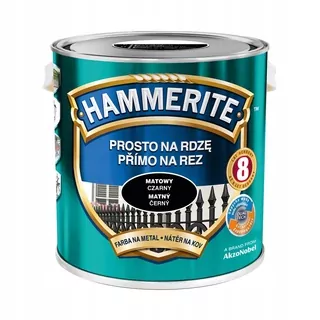HAMMERITE Farba proti hrdzi matná čierna 2,5L