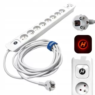 Predlžovací kábel s nabíjačkou pre telefón USB 2.1 A s ochranou proti prepätiu