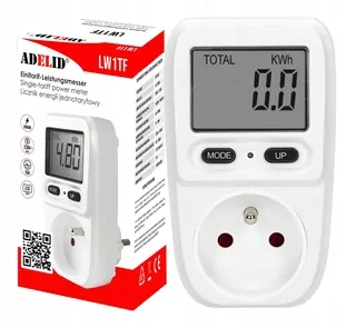 Wattmeter Adelid 16 A 3680 W
