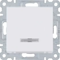 Hager Lumina2 podsvietený spínač biela WL0410