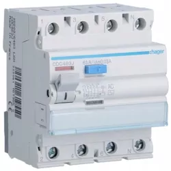 HAGER CDC463J – rozdielový istič 3P+N 63 A 30Ma 6kA AC