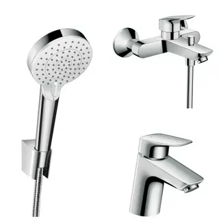 Vodovodná batéria set - Hansgrohe LOGIS Súprava umývadlovej vaňovej batérie