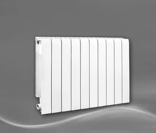 Faral 1169 W biely hliníkový radiátor 800 x 580 x 95 mm - bočné pripojenie