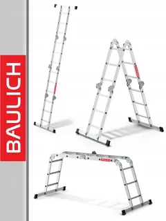 Hliníkový rebrík s kĺbovým mechanizmom 4X3 STOPNIE