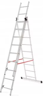 Drabina Ladderman 5,3 m hliník 3 x 9 do 150 kg