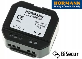 Hormann 2-kanálový podlahový prijímač 868 MHz BiSecur HEU 2 BS 437378: