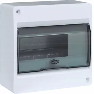 IC2 Rozvádzač 1 × 8M bez dverí transparentný. HAGER