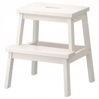 IKEA BEKVAM Stolička Ikea, biela, 50 cm