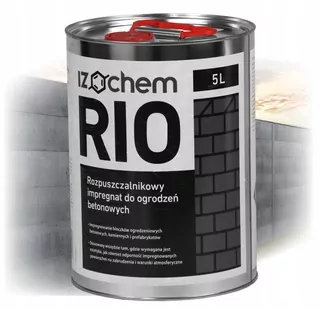 ROZPÚŠŤADLO IZOCHEM RIO 5 L IMPREGNANT NA BETÓNOVÉ PLOTY